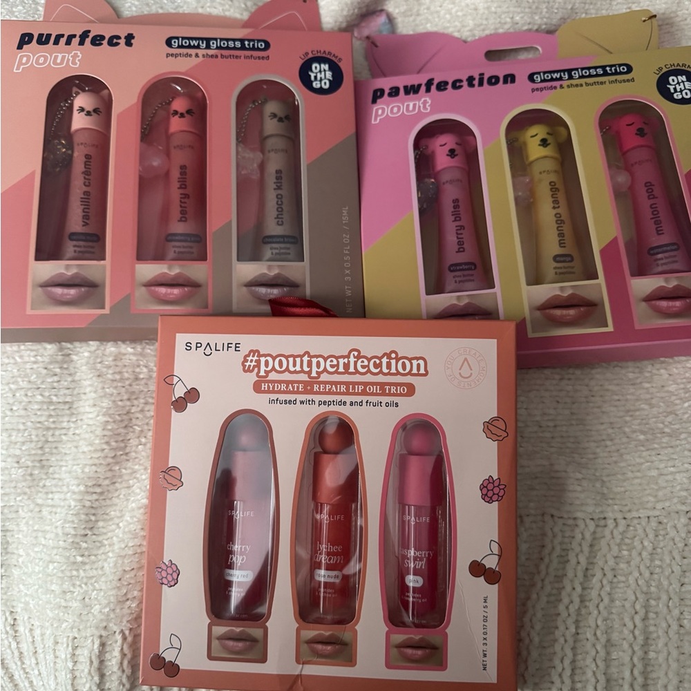 Pout Perfection Hydrate + Repair Lip Oil Trio